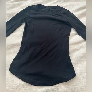 Lululemon black athleisure long sleeve